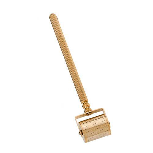 Environ Cosmetic Gold Roll-CIT gold microneedling roller tool with long handle for skin texture, tone and fine line care use
