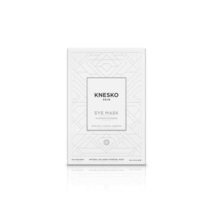 Knesko Diamond Radiance Eye Mask white box packaging for one collagen hydrogel brightening eye treatment
