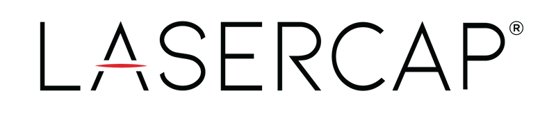 Official LaserCap brand logo for clinical-strength laser hair growth cap products.