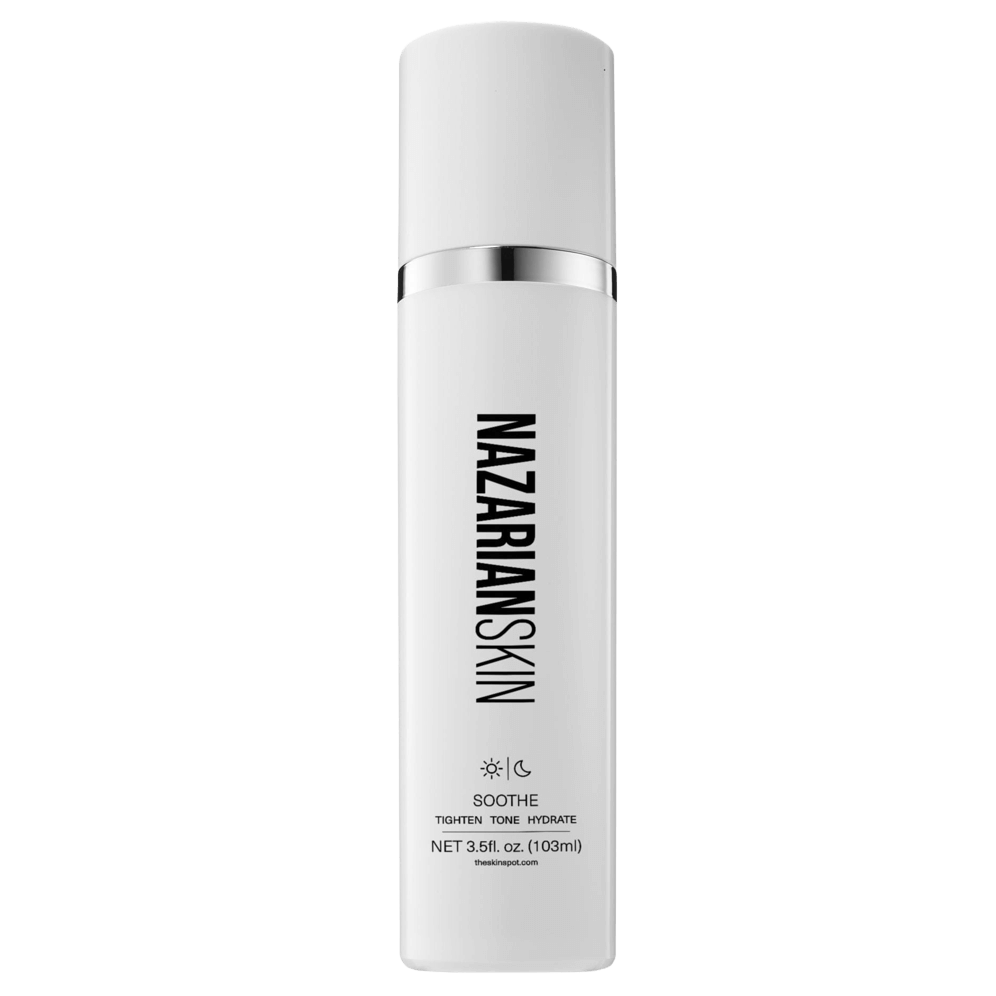 NazarianSkin soothe antioxidant face mist hydrates skin calms redness strengthens barrier and improves smooth texture daily