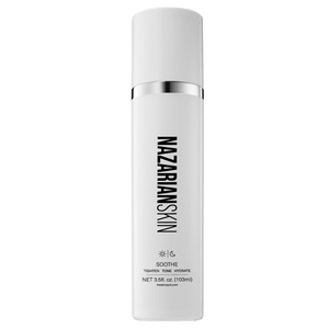 NazarianSkin soothe antioxidant face mist hydrates skin calms redness strengthens barrier and improves smooth texture daily
