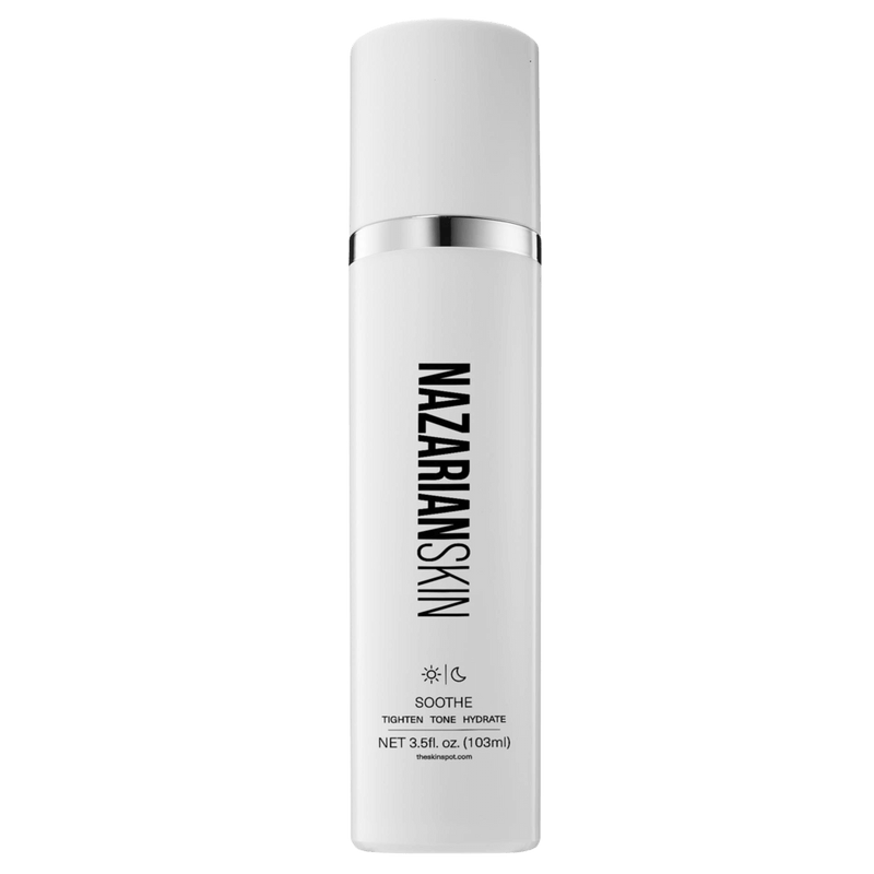 NazarianSkin soothe antioxidant face mist hydrates skin calms redness strengthens barrier and improves smooth texture daily