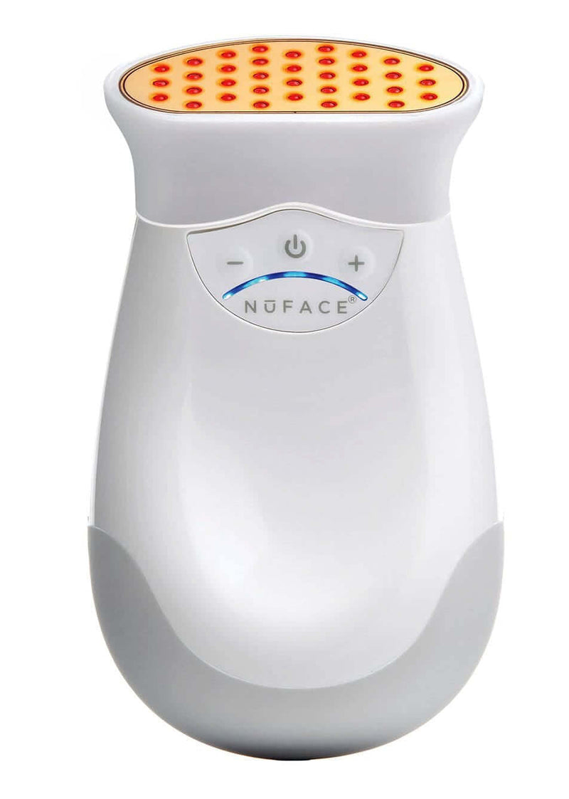NuFACE Trinity Wrinkle Reducer Attachment with red, amber, and infrared LEDs for fine lines and facial wrinkle care at home.