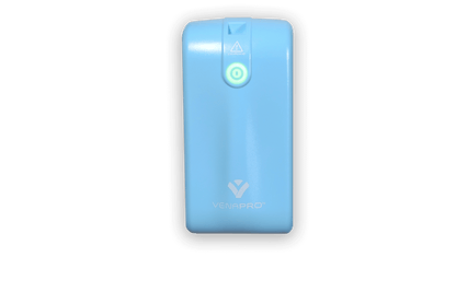 Ortho8 VenaPro blue pump supports portable calf compression therapy for circulation and post-op swelling recovery use daily.