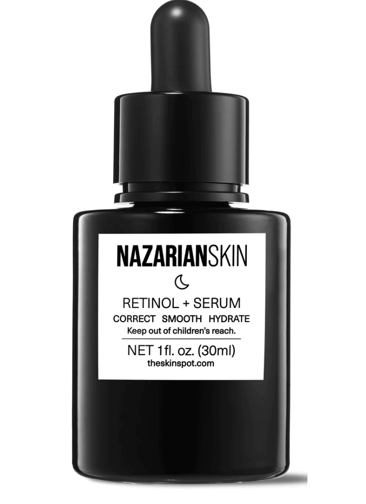 NazarianSkin retinol serum anti-aging treatment that smooths fine lines, improves skin texture and supports clearer skin