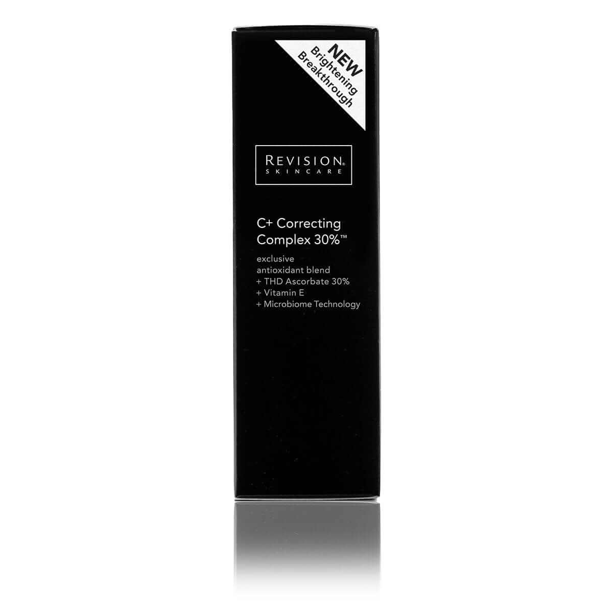 Revision Skincare C+ Correcting Complex 30% vitamin C serum outer box front packaging antioxidant formula