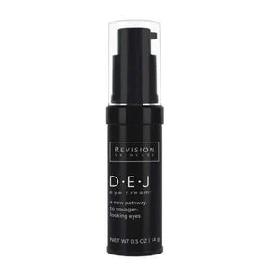 Revision Skincare D·E·J Eye Cream anti-aging eye treatment bottle for fine lines puffiness and eyelid firming