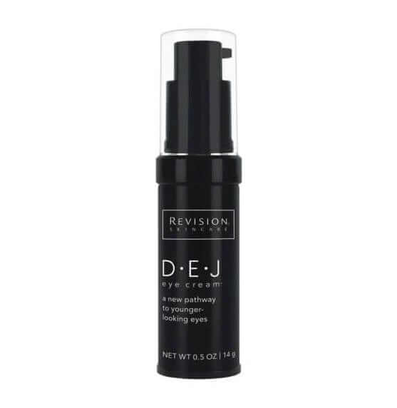 Revision Skincare D·E·J Eye Cream anti-aging eye treatment bottle for fine lines puffiness and eyelid firming
