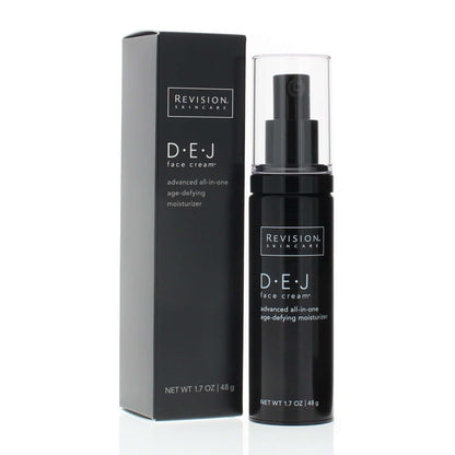 Revision Skincare DEJ face cream 1.7oz pump bottle with packaging box advanced firming moisturizer formula