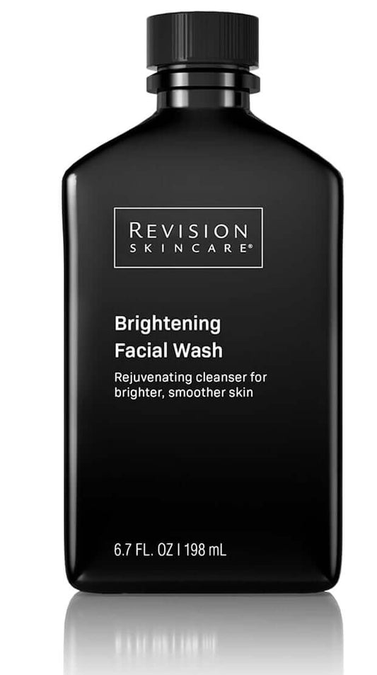 Revision Brightening Facial Wash gently exfoliates removes impurities and brightens skin for smoother clearer complexion