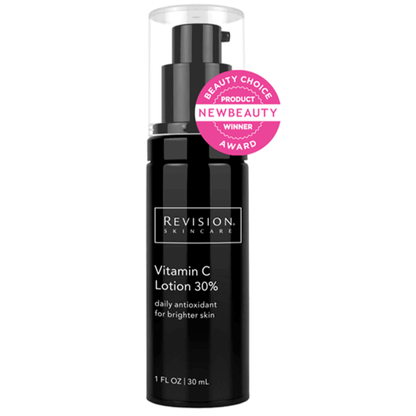 Revision Skincare Vitamin C Lotion 30% award-winning antioxidant serum bottle for brighter firmer radiant-looking skin