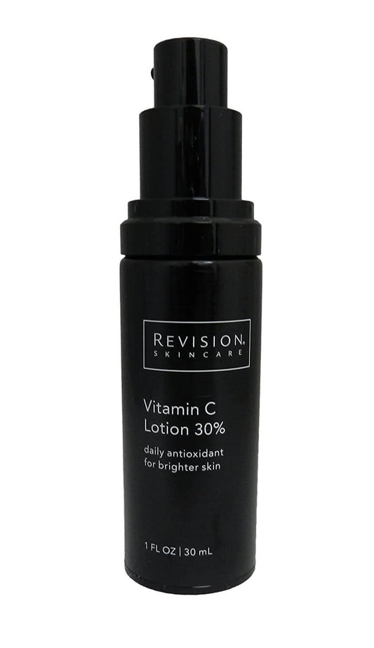 Revision Skincare Vitamin C Lotion 30% antioxidant face lotion bottle for brighter smoother and firmer-looking skin