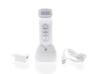Saian FirmAge Portable RF device with USB cord and adapter supports collagen stimulation for firmer-looking skin care use RF