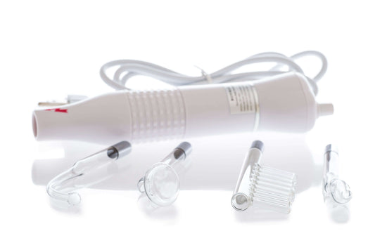 Saian High Frequency Facial Machine with glass electrodes and wand for professional facial skincare treatments.
