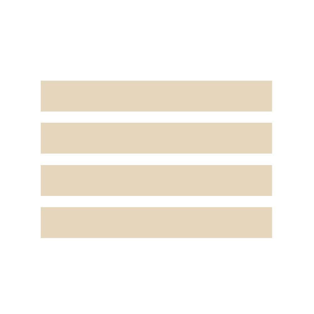 Multiple silagen beige strips arranged on white background highlighting flexible beige silicone sheets