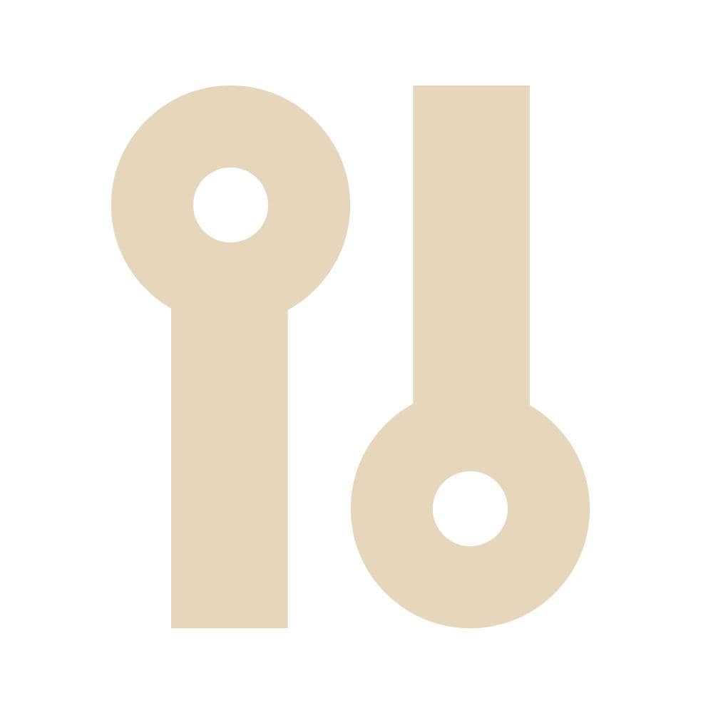 Silagen lollypop strips beige shown in top and bottom view for lollypop incision scar care