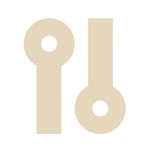 Silagen lollypop strips beige shown in top and bottom view for lollypop incision scar care