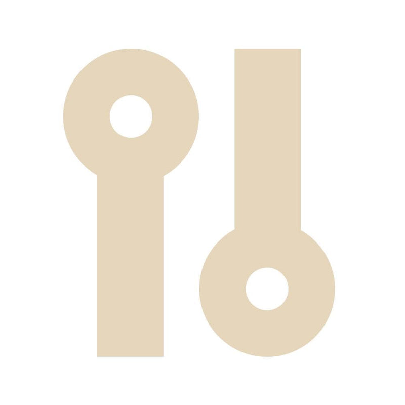 Silagen lollypop strips beige shown in top and bottom view for lollypop incision scar care