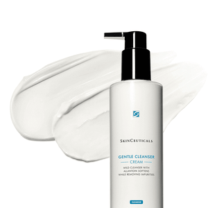 Skinceuticals Gentle Cleanser cream tube, a mild cleanser formulated with allantoin to soften skin and remove impurities.