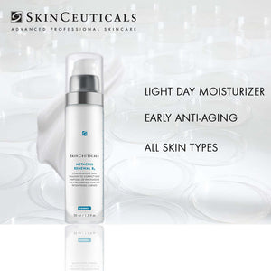 SkinCeuticals Metacell Renewal B3 advanced light day moisturizer for early anti-aging, suitable for all skin types.
