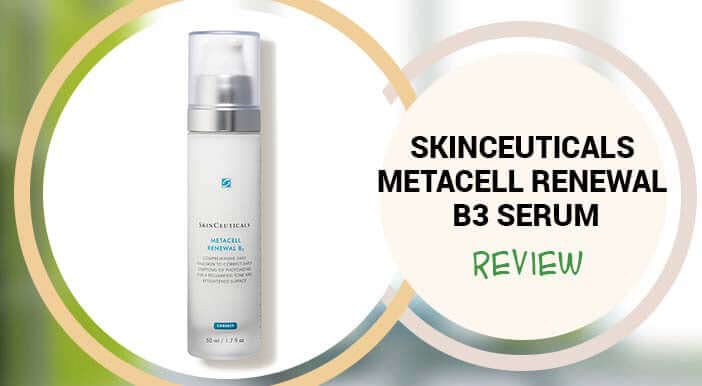 Customer review snippet for SkinCeuticals Metacell Renewal B3 renewal serum.